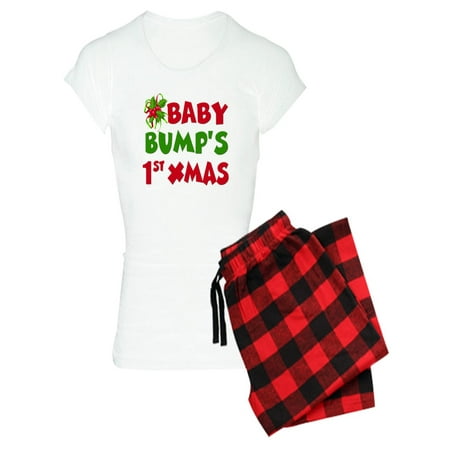 

CafePress - Baby Bump 1St Christmas Pajamas - Women s Light Pajamas