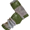 thumbnail image 3 of CCRFTGI Winter Gloves for Women Fashion Fingerless Gloves Dragonfly Cozy Patchwork Vintage Knitted Design Cold Weather Green, 3 of 4