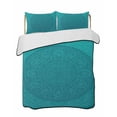 thumbnail image 2 of Teal Boho Twin Size Down Alternative Comforter, Lightweight Comforter Quilt Bedding Set with Pillow Shams Farmhouse Abstract Geometric Aesthetic Art All Seasons Bed Comforter Duvet Insert 68"x86", 2 of 7