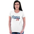 thumbnail image 5 of Vintage America 76 USA Patriot Womens Slim Fit Graphic Tee Brisco Brands L, 5 of 6