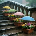 thumbnail image 4 of Plant Umbrellas for Outdoor Plants Garden Umbrella Shade for Potted Plants and Garden Beds UV Protection to Defend Delicate Flowers from Blazing Sun _ Yellow, 4 of 4