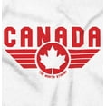 thumbnail image 2 of Canada Aviator Badge Retro Cool Unisex Plus Fleece Graphic Hoodie Brisco Brands 2X, 2 of 5