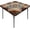 Brown, variant on Square Tablecloth with Elastic Waterproof Outdoor Card Table Cover Fitted Table Cloth Fit 36x36 Inch Kitchen Patio Dinning (Teal, M (36"x36"))