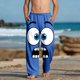 thumbnail image 1 of Pantalones largos para niños y niñas, de moda, estampados, casuales, de playa, con bolsillos., 1 of 9