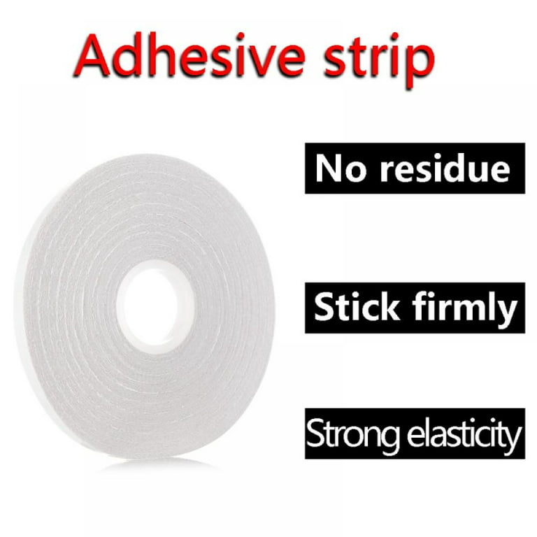 Popvcly Sticky Fabric Tape Double-Sided Tape Adhesive Cloth Tape Press-On Tape, No Sewing, Gluing, or Ironing, Alterations and Hemming Tool (20 Meters,1)