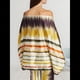 thumbnail image 4 of Conjunto de Dos Piezas Holgado de Otoño para Mujer, con Hombros Descubiertos, Estampado, Larga, Informal, para Salir, Pantalones Anchos Amarillo L, 4 of 7