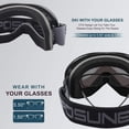 thumbnail image 3 of Lunettes de Ski à Double Couche avec Design de Lentille Anti-Buée et Protection UV pour Hommes et Femmes, 3 of 7
