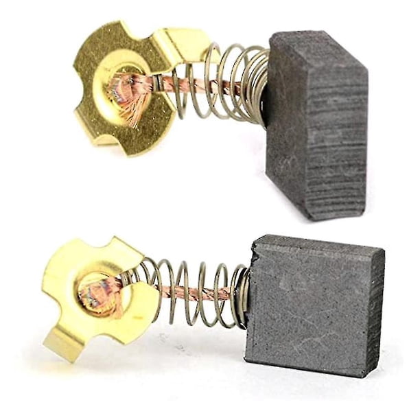 Paquete de 2 escobillas de carbón compatibles con hojas de sierra Dewalt y Ridgid Dw713/dw715/dw716
