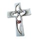 thumbnail image 4 of Escultura artística de cruz de madera tallada con corazones entrelazados huecos, adornos de cruz de amor de madera para regalo del Día de San Valentín Corazón rojo estándar mayimx Cruz de madera, 4 of 9