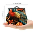 thumbnail image 2 of Turkey Elegant Men's Wallet with RFID Blocking, Premium Microfiber Coin Purse, Zinc Alloy Jaws, 4.3x4.7 in/11x12 cm, Stylish and Secure Pocket Organizer for Cash and Cards, Black Color, 2 of 7