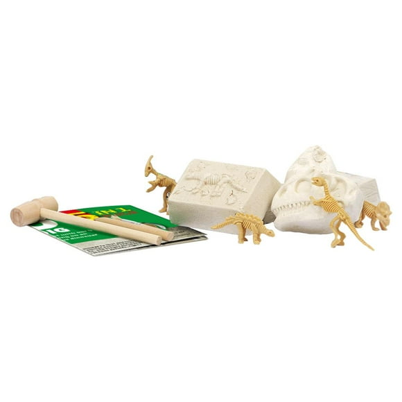 Kit de excavación, caza, ciencia, divertidas actividades de bricolaje, arqueología, excavación de fósiles para niños y niñas, juguetes educativos, regalos de Pascua. 5 en 1 dinosaurio