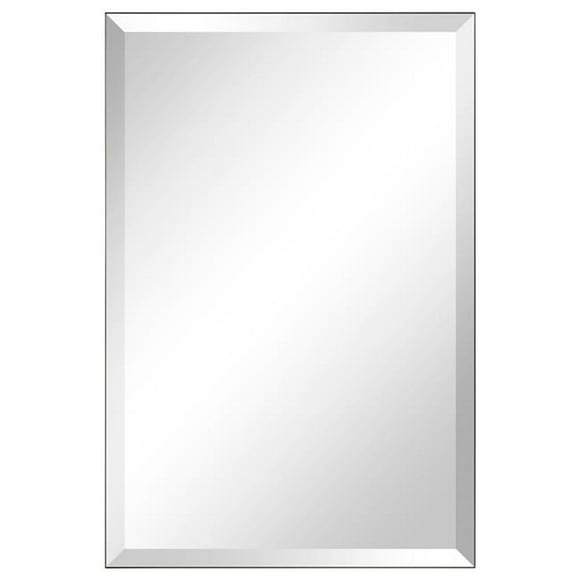 Empire Art Direct FLM-10010-2030 20 x 30 in. Miroir Mural Sans Cadre avec des Panneaux de Miroir Prisme Biseauté - 1 in. Bord Biseauté