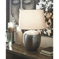 thumbnail image 2 of Signature Design by Ashley Magalie Metal Table Lamp in Antique Silver, 2 of 2