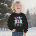 thumbnail image 2 of Little Boy "Chillin' with My Peeps" Easter Crewneck Sweatshirt - 100% Cotton Long Sleeve Pullover for Easter and Casual Wear, 2 of 6