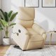 thumbnail image 2 of Sillón reclinable para masajes Electric Power Lift VidaXL, color crema, 2 of 9