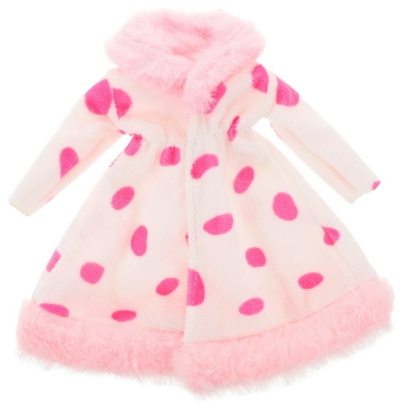 PTOOTP Plush Coat for Dolls - Soft, , and Adorable Decorative Doll Clothing Accessory