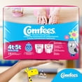 thumbnail image 3 of Pantalones de entrenamiento Comfees para niña, talla 4T-5T, blancos, 114 unidades, 3 of 4