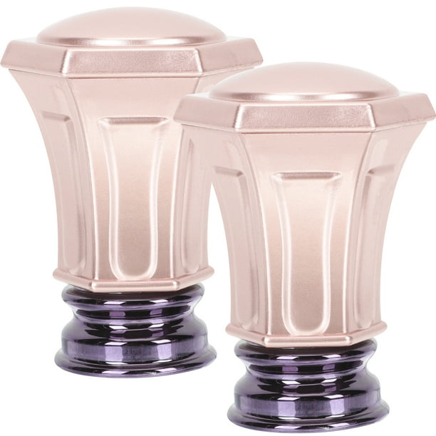 piezas de remates para barra de cortina, tapa decorativa para barra de cortina, suministro para cortina de ventana