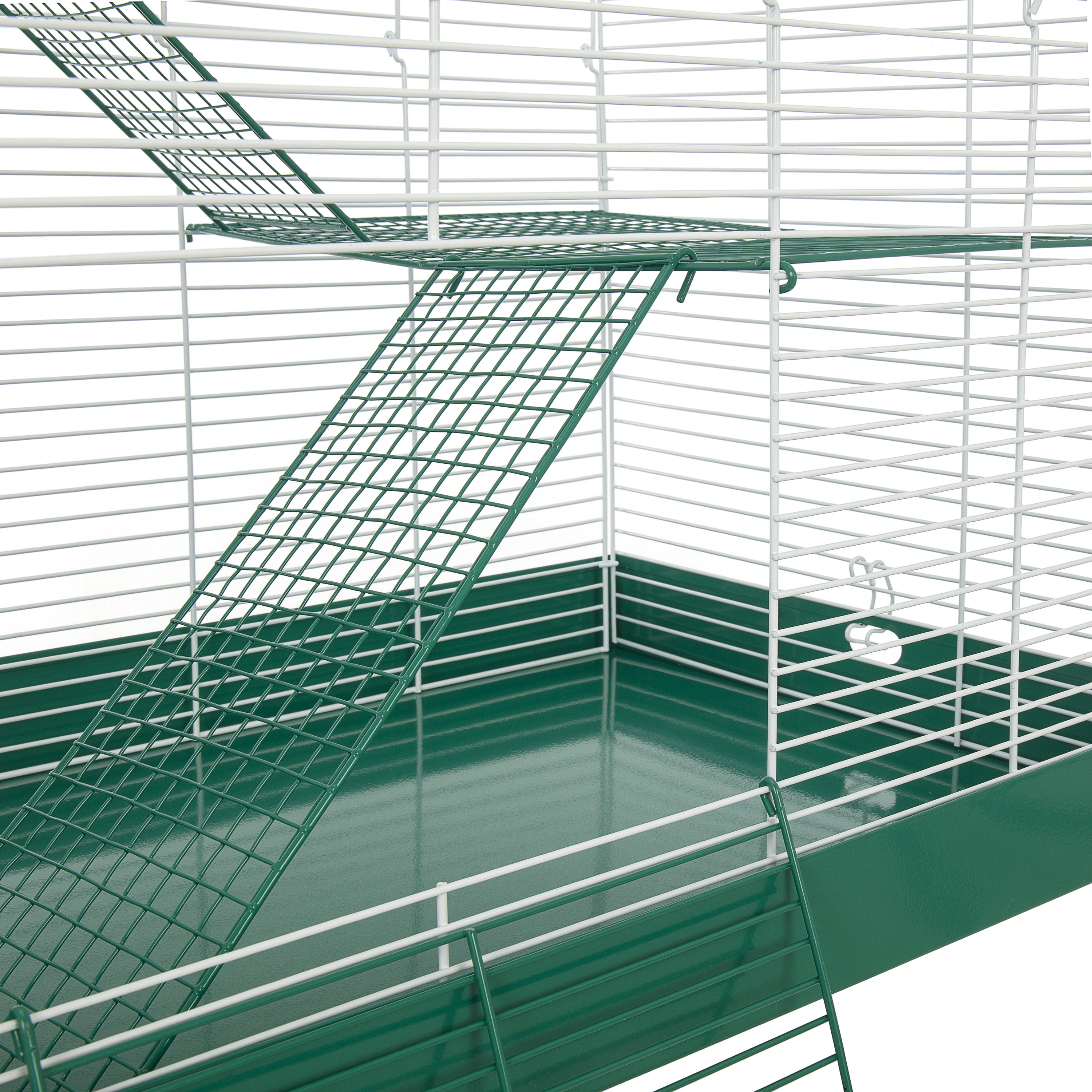 Ware Pet Products Durable Powder-Coated Metal 3-Story Small Animal Cage for Rats & Hamsters, 30.5"W x 15.75"D x 28"H