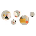 thumbnail image 2 of Designart "Nature-Inspired Trees Painting II" Abstract Painting Metal Wall Art Set of 5 Piece, 2 of 5