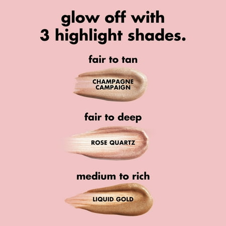 elf Halo Glow Highlight Beauty Wand Rose Quartz