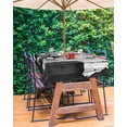 thumbnail image 3 of Fsddascl Black White Bear Outdoor Tablecloth - 52x70 Inch Rectangle Dining Table Cover, Farmhouse Country Rustic Wooden Grain Waterproof Outdoor Table Cloth with Umbrella Hole & Zipper for Patio, 3 of 7