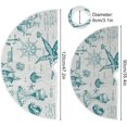 thumbnail image 3 of FMSHPON Vintage Starfish Ships Anchors Xmas Christmas Tree Skirt Stand Mat for Holiday Party Decoration Indoor Outdoor 36 inches, 3 of 6