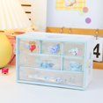 thumbnail image 1 of Sanrio Kuromi Kawaii Anime accesorios para el cabello, caja de almacenamiento Diy, lindo dibujos animados Cinnamoroll, dormitorio, cajón dividido, caja de juguetes para niña gym unisex, 1 of 2