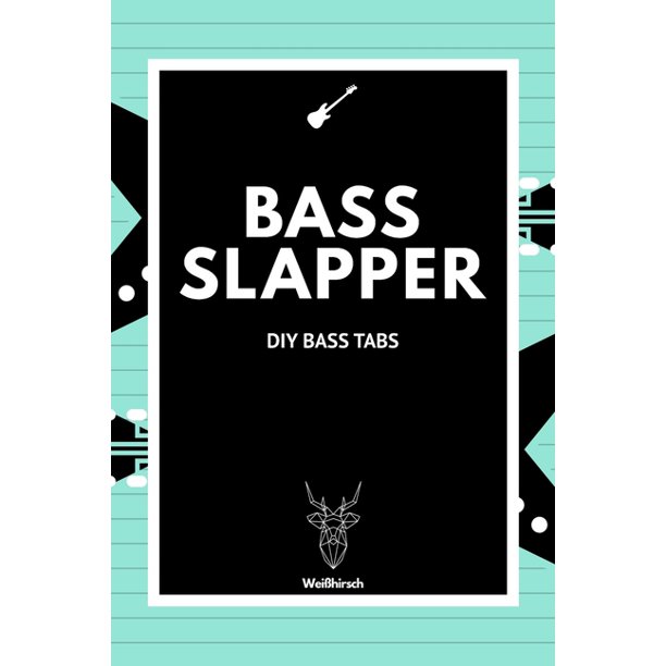 Bass Slapper DIY Bass Tabs A5 Blanko Tabulatur Heft Notenheft