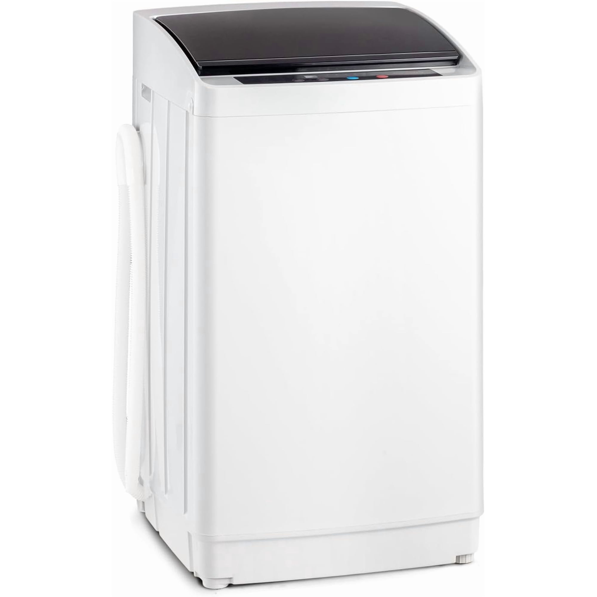 ROVSUN 17.8 LBS Portable Washing Machine, Full-Automatic Washer and Spin Dryer Combo with Drain Pump, for Apartment and Dorm
