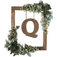 thumbnail image 2 of BKER Wooden Alphabet Wreath For Wall Home Living Room Bedroom Decorative Letter Sign With Hook And Rope For DIY Word Display, 2 of 7