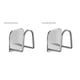thumbnail image 2 of Bewildely Estante de almacenamiento para cocina montado en la pared de acero inoxidable, soporte para cepillo de esponja para toallas, soporte organizador Lijado con rejilla de esponja 2piezas Bewildely CBP023575, 2 of 6