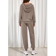 thumbnail image 4 of Conjunto Deportivo PRETTYGARDEN de 2 Piezas para Mujer Marrón XXL, 4 of 8
