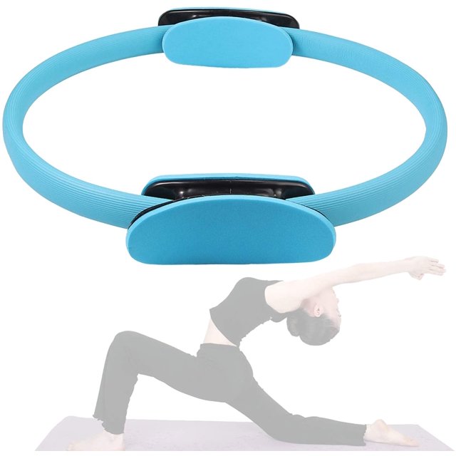 Anillo de Pilates, Anillo de Yoga irrompible de 15 Pulgadas, Círculo mágico de Ejercicios para Pilates para tonificar Muslos, Abdominales y piernas, Entrenamiento de Resistencia, Deporte Corporal, Fitness, Yoga JM