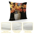 thumbnail image 4 of HENGT  Fall Pillow Covers Maple Leaf Black Autumn Decorative Throw Pillow Covers Bless Farmhouse Cushion Case for Fall Home Decor Couch Sofa, 4 of 5