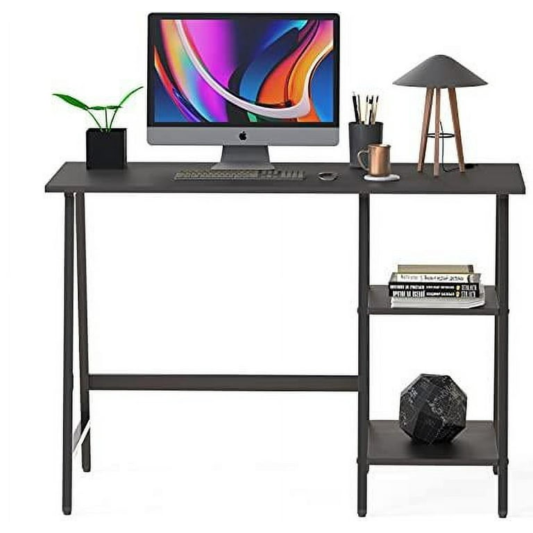 SHW Home Office 32-Inch Computer Desk Black