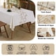 thumbnail image 2 of Manteles para Mesa Rectangular,Mantel Rectangular,Mantel de Lino Tela rústica Resistente Integrado Rústico,Mantel para Mesa Cuadrada(Rectángulo,140 * 180CM), 2 of 7