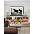 thumbnail image 4 of "Galloping Friends" Framed Painting Print, 4 of 6
