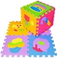 thumbnail image 1 of Practiksa Tapete Didactico Rompecabezas Foami Fomi Fomy para Bebes con Figuras de Dulces Practiksa RZ14001, 1 of 2