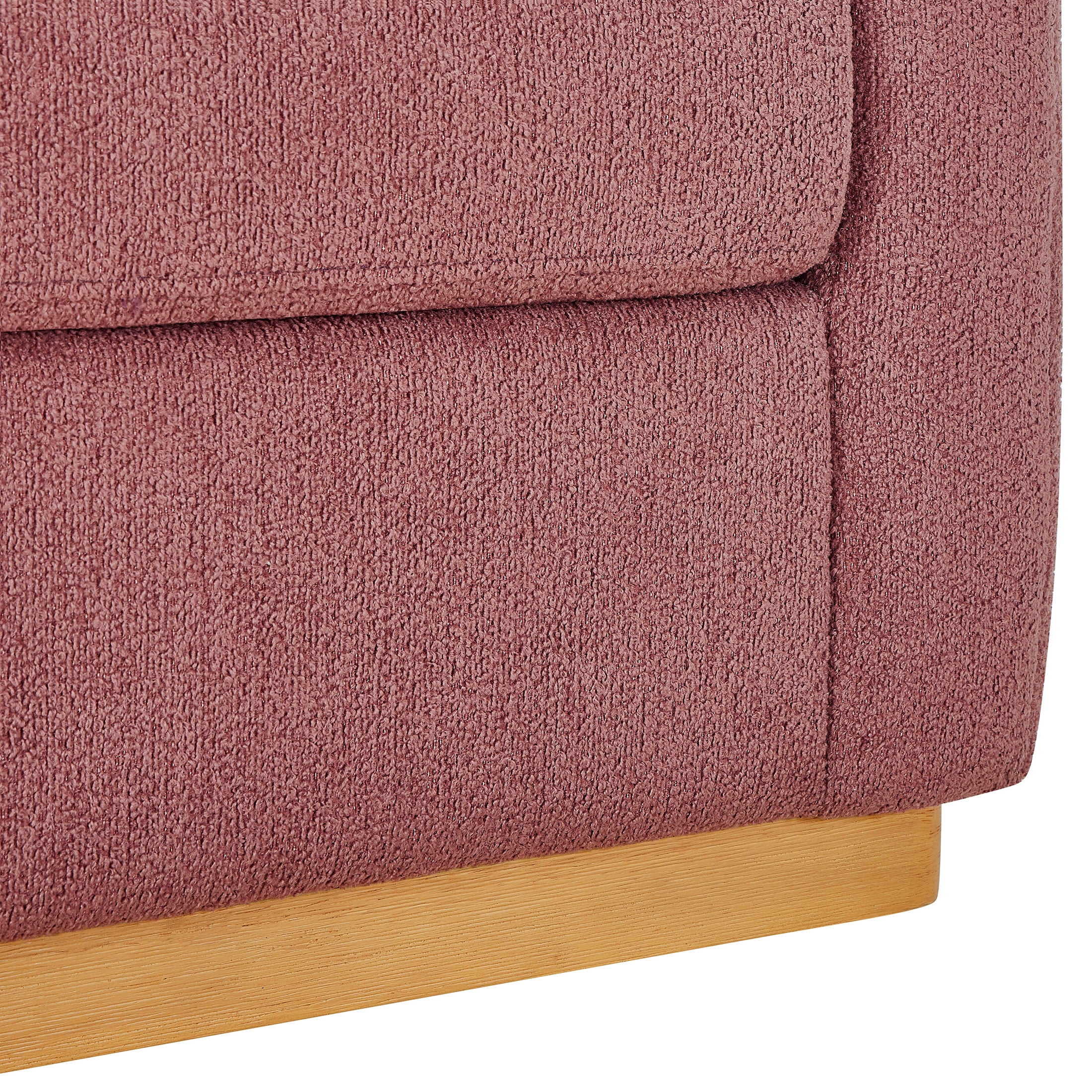 Better Homes & Gardens Lillian Accent Swivel Chair, Rose Boucle