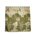 thumbnail image 2 of Hawaii Theme 100% Polyester Fabric Shower Water Lily Flower, 2 of 3