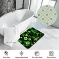 thumbnail image 3 of Saint Patrick's Day Non-Slip Polyester Bath Rug, Machine Washable Area Rugs for Bathroom and Chair Rug, 3 of 6