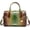 1-colorful Green and Brown, variant on NCY Top-Handle Crocodile Purses For Women Crossbody Leather Bags Trendy Large Capacity Tote with Shoulder Strap