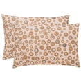 thumbnail image 2 of SAFAVIEH Amore Polka Dots Plush Pillow, 12" x 18", Cream, Set of 2, 2 of 5