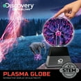 thumbnail image 5 of Discovery #Mindblown Color Changing Glass Plasma Globe Lamp,1.7 lb, 6.25 in x 12.25 in, 5 of 13