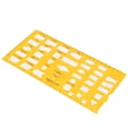 thumbnail image 2 of Measuring Ruler,Multifunctional Durable Architectural Design Drawing Template Ruler Architecture Template Remarkable Clarity, 2 of 10
