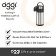 thumbnail image 5 of OGGI 3-Liter Stainless Steel Beverage Server, 5 of 5