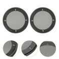 thumbnail image 2 of Worgeous 8 Pcs Speaker Grill Mesh Cover Round Speaker Guard Protector Covers Decorative Circle Grille Black, 2 of 8