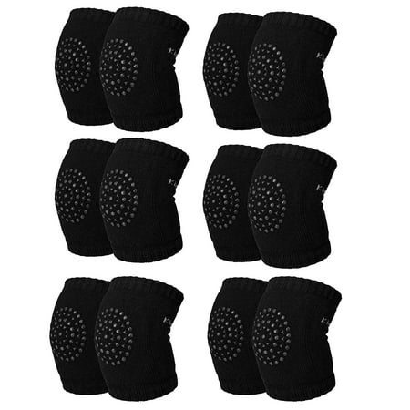 

QIIBURR Kids Elbow Pads and Knee Pads 6Pairs Kids Baby Safety Sport Crawling Elbow Cushion Knee Pads Protective Gear