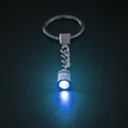 thumbnail image 6 of Fearlessin Keychain Light Zinc Alloy Portable Keyring Lamp Lighting Key Chain Pendant Holder Battery Operated Decorative Handicraft Purple Light, 6 of 6